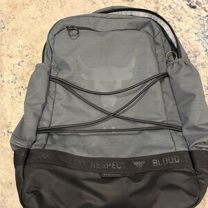 Under Armour Gray and Black Backpack